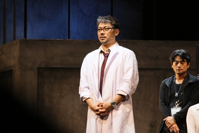 『BIOHAZARD THE STAGE』/会見の様子 岸祐二
