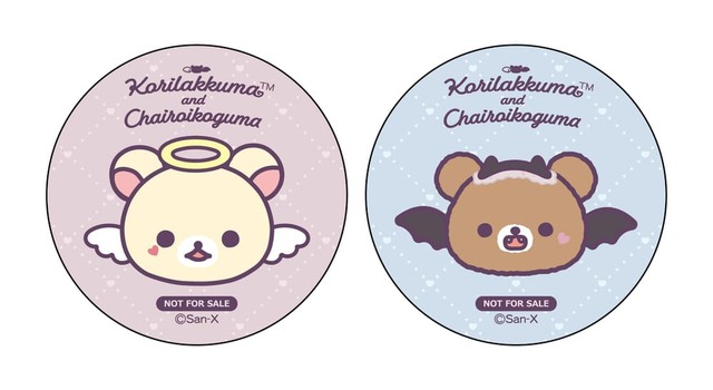 【コリラックマ and チャイロイコグマストア】先着ノベルティ「缶マグネット」