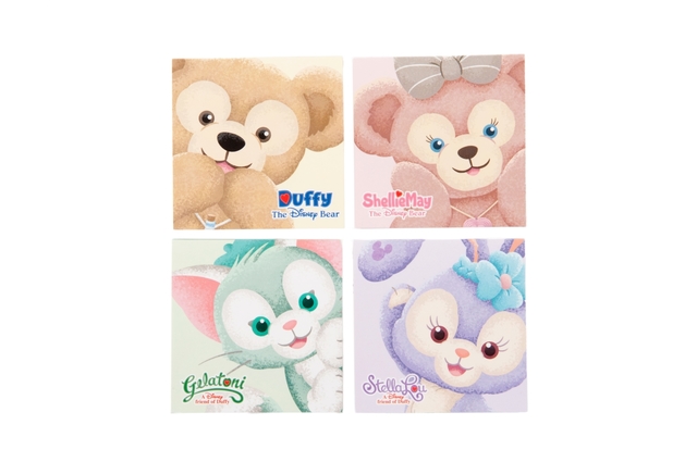 メモセット ¥1,000 ※縦約7 × 横約7cm 各2絵柄 4冊セット