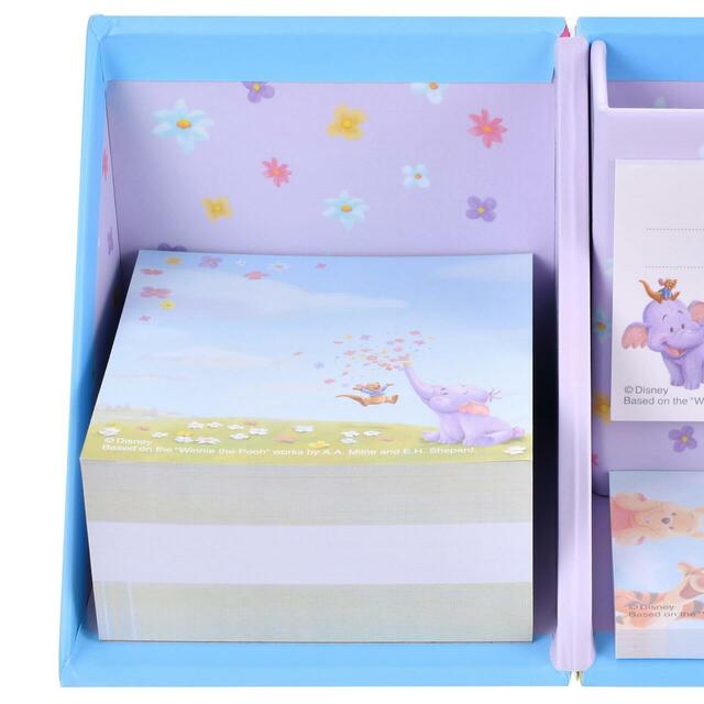 プー&フレンズ 付箋・メモ帳 ペンスタンド付き Roo & Lumpy - From the Winnie-the-Pooh 950円