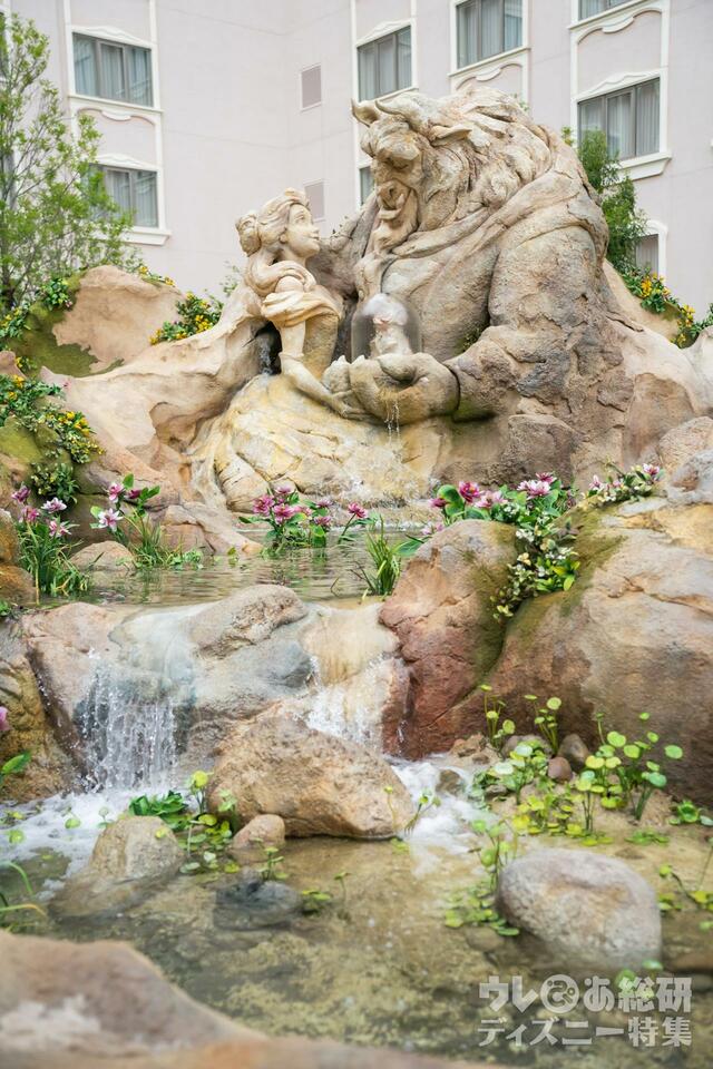 【東京ディズニーシー・ファンタジースプリングスホテル】ローズコート(中庭)