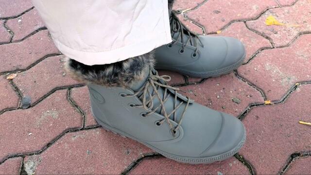 【ワークマン 防寒防水サファリシューズ】防寒性能については「お見事！」の一言。積雪地域でも問題なく使えます