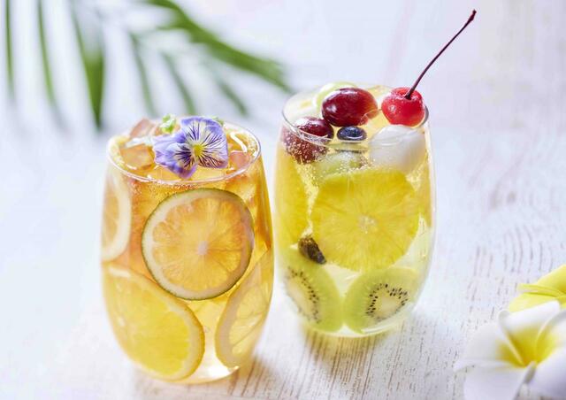 森のアップルティーソーダ/森のフルーツポンチソーダ 【森のファンタジアカフェ】