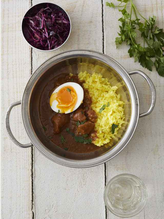アフタヌーンティーのチキンカレー