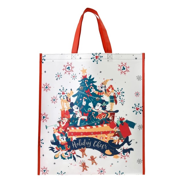 ミッキー＆フレンズ ショッピングバッグ・エコバッグ DISNEY CHRISTMAS 2022 990円 