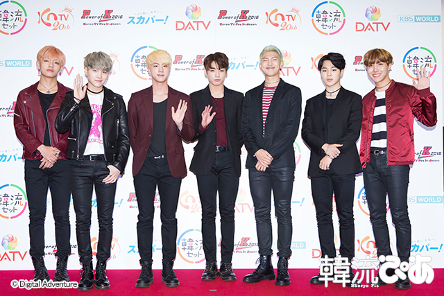 防弾少年団　フォトセッション　4月24日＠千葉・幕張メッセ「Power of K 2016～Korea TV Fes in Japan」　©Digital Adventure