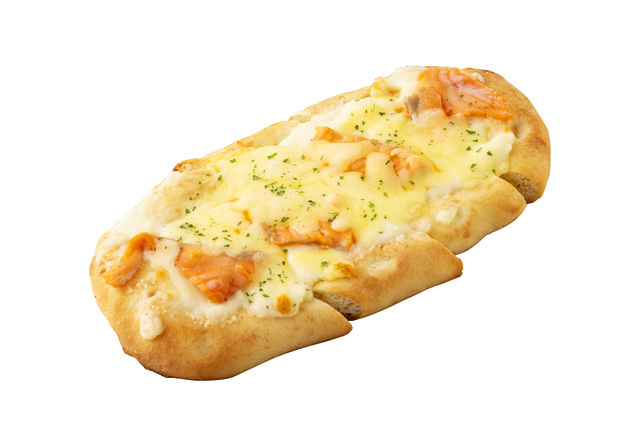 ふんわりピザサーモンクリーム（レモスコ添え）　