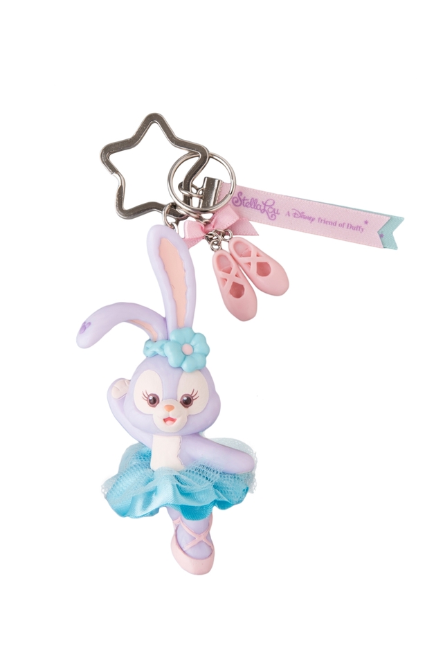 踊っている躍動感そのまま!|キーチェーン 1,300円|長さ約12cm|ステラ・ルー|2017年4月10日(月)発売|マクダックス・デパートメントストア|東京ディズニーシー