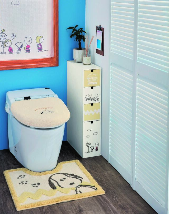 スリムトイレラック「スヌーピー」