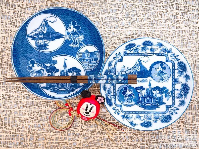 廃盤 ディズニーリゾート 和食器 ミッキー 和風食器 ミッキーが描く和柄！東京ディズニーランド 和食器 -