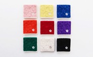 【MARY QUANT】「タオルハンカチ」(1,650円)/エコバッグとお揃いカラーなので、好きなカラーを選んでお揃いで持ち歩くのもおすすめ