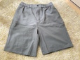 【ワークマン シアサッカーストレッチショートパンツ】ブルーのMサイズ。グレーとブルーの中間のような色味です