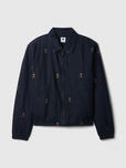 デニムジャケット　¥19,900｜Gap x Disney Collegiate