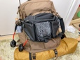 【ワークマン　ジョイントバックパック ハイカーズエディション】公式のジョイントサコッシュ以外の私物のサコッシュも取り付けられます