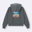 【GU×パペットスンスン】GIRLSヘビーウェイトスウェットパーカJR パペットスンスン（税込2,290円）