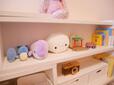 【ベルメゾン　伸縮できる腰高本棚 ・オープンラック】ぬいぐるみの収納場所にも◎
