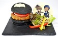 青峰と桜井のノワールバーガーセット　(1,150円)｜黒子のバスケ Vampire Party in J-WORLD TOKYO