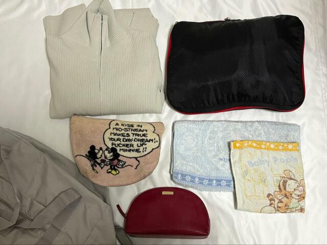 【3COINS 《3WAY》キャリーオン折りたたみバッグ】着替えやタオル、洗面用具など1泊分の荷物を入れてみます！