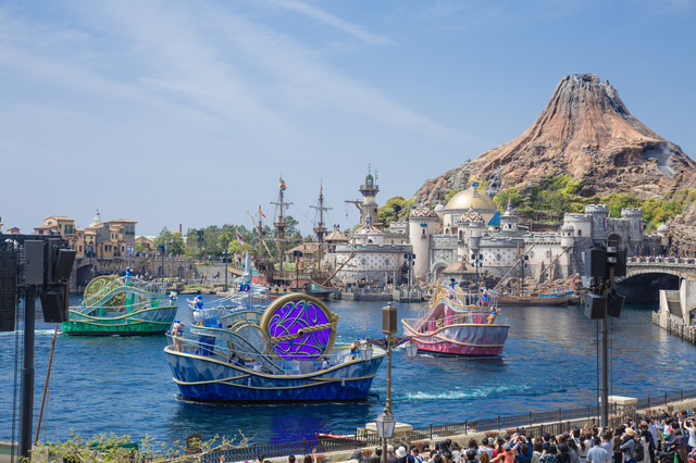 オチェーアノ ブッフェまたはシルクロード コース時のテラスからのクリスタル・ウィッシュ・ジャーニー