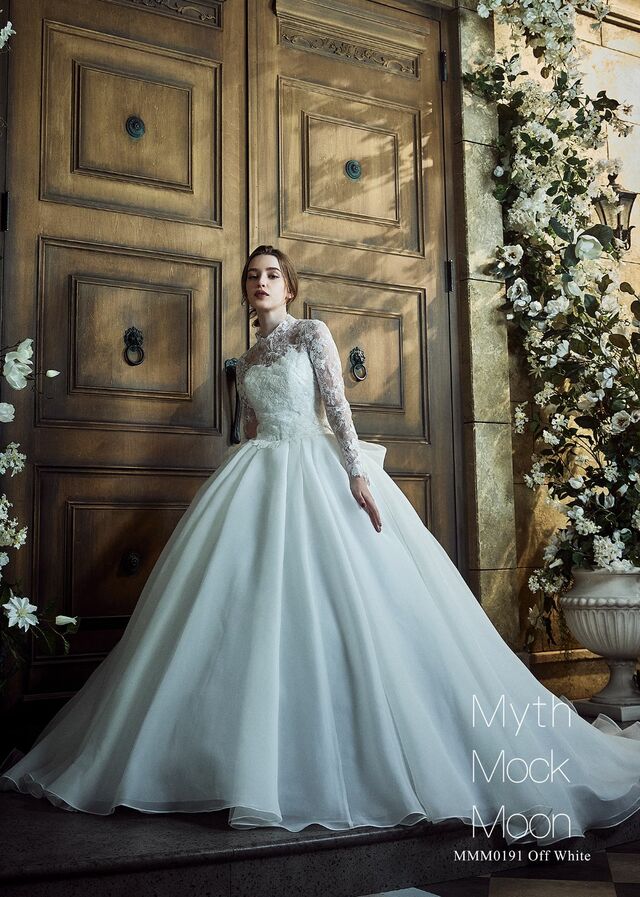 「Myth Mock Moon（ミスモックムーン）」新作ウェディングドレス MMM0191 offwhite