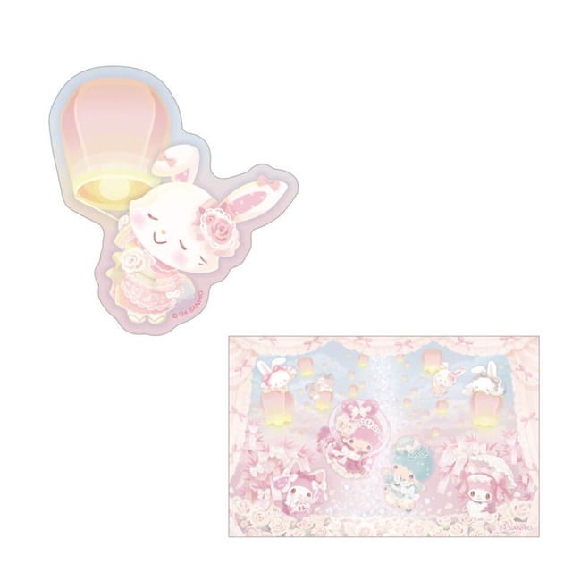 【サンリオピューロランド「ステッカーセット」（全7種）660円】ウィッシュミーメル