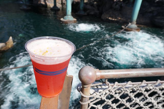 ビアカクテル（ブラッドオレンジ＆ピンクグレープフルーツ）【販売店舗】ノーチラスギャレー｜東京ディズニーシー「ディズニー七夕デイズ」2018年