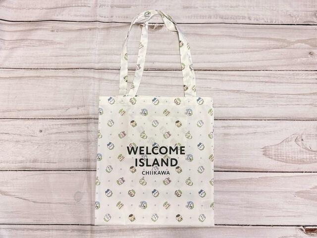 フラダンス衣装のちいかわたちがかわいすぎるトートバッグ