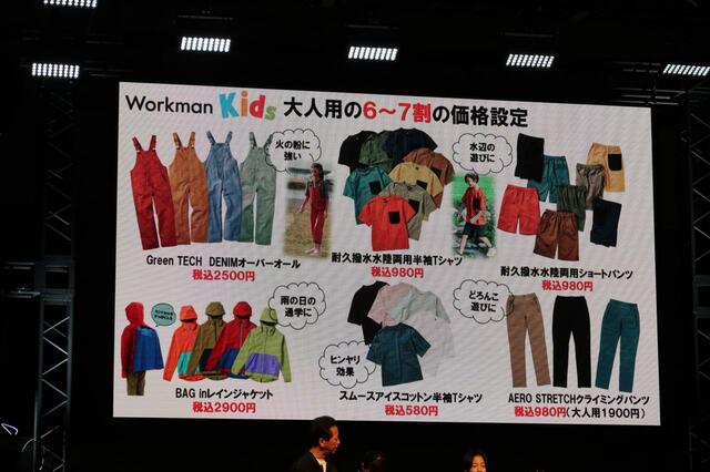 ワークマンキッズ商品のラインナップ/価格は大人用の6～7割