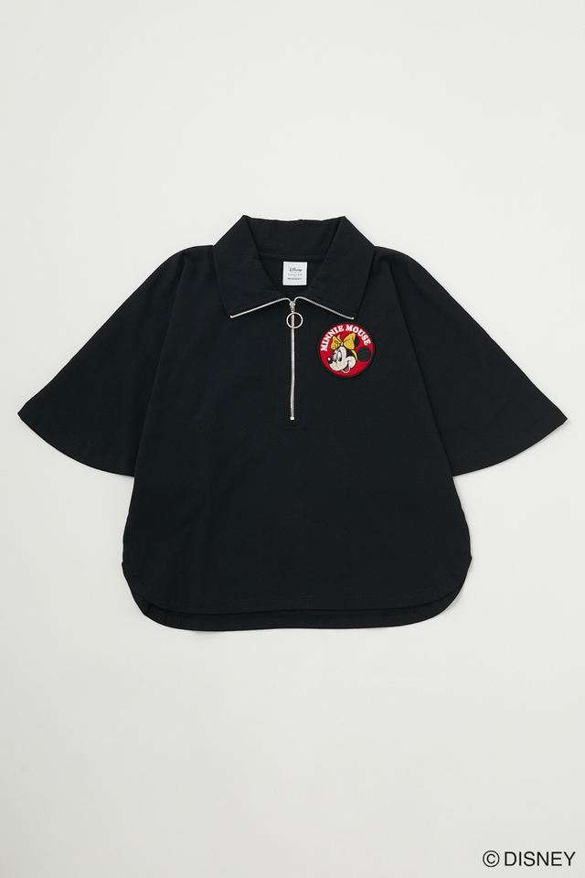 MD MINNIE PATCH ZIP UP POLO