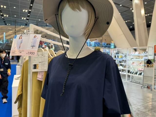 【ワークマン レディースエアロクラスターガーデワンピース】カラーはベージュ、イエロー、グレーサックス、ネイビー、ブラックがあります