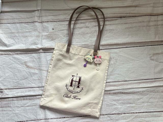 A4サイズが入るトートバッグにモモンガ＆古本屋をつけてみました！