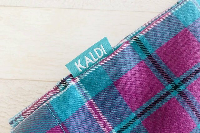 【カルディ スパイスバッグ/オリジナルトートバッグ】さりげなくカルディのロゴが付いています