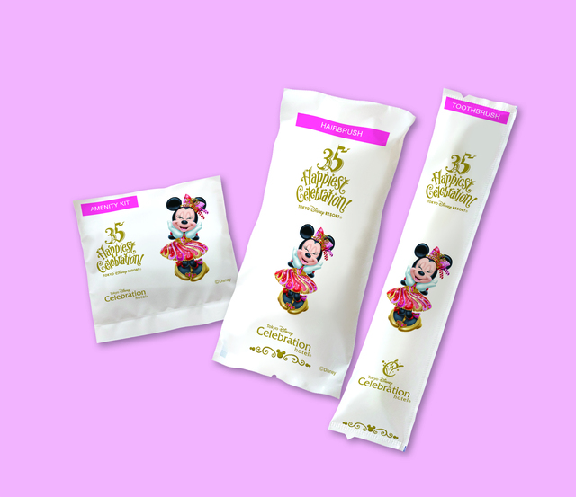 東京ディズニーセレブレーションホテル：ウィッシュルームアメニティー｜東京ディズニーリゾート 35周年“Happiest Celebration!”