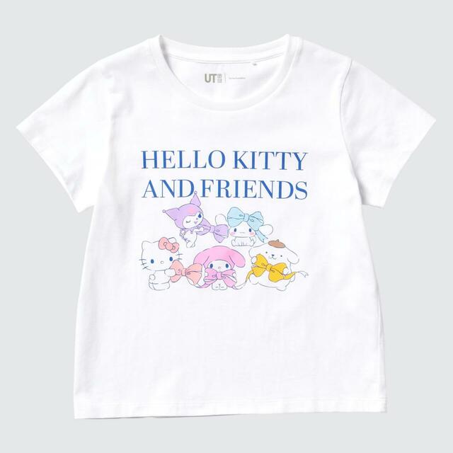 ユニクロ GIRLS サンリオキャラクターズ クロップドUT ¥990