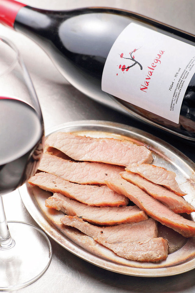 【天満】まるしん　イベリコ豚ベジョータのステーキ　1480円