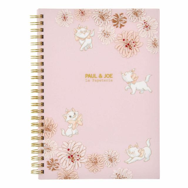 【PAUL & JOE La Papeterie】マリー おしゃれキャット リングノート A5 クリザンテーム 1,540円