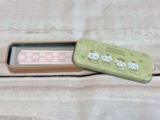 【マツキヨココカラ×ちいかわ】缶ケースにキズテープを入れてみました♪