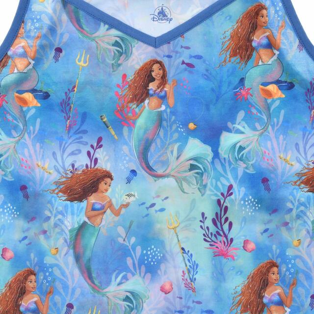 アリエル＆フランダー パジャマ キャミソール・パンツ ブルー M L 実写映画『リトル・マーメイド』7,040円