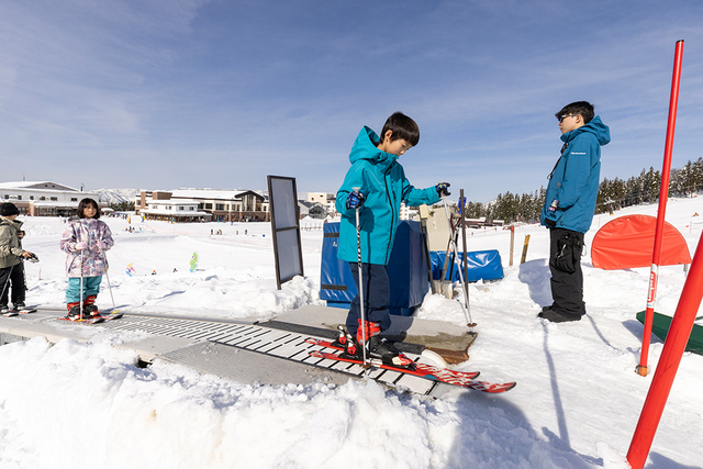 頂上についたら、いざ滑ろう！