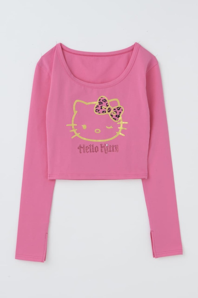 【SHIBUYA109×HELLO KITTY SPECIAL COLLABORATION】SPINNS（7階） ラメボートネックカットソー 全3種 各¥3,850