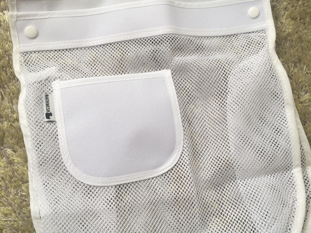 【山崎実業 お風呂おもちゃ袋】メッシュ素材で水切れがよいのが嬉しい