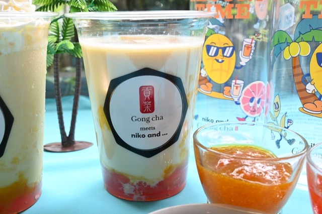 「ピングレマンゴー リゾート 阿里山ウーロン ミルクティー」580円（税込み）