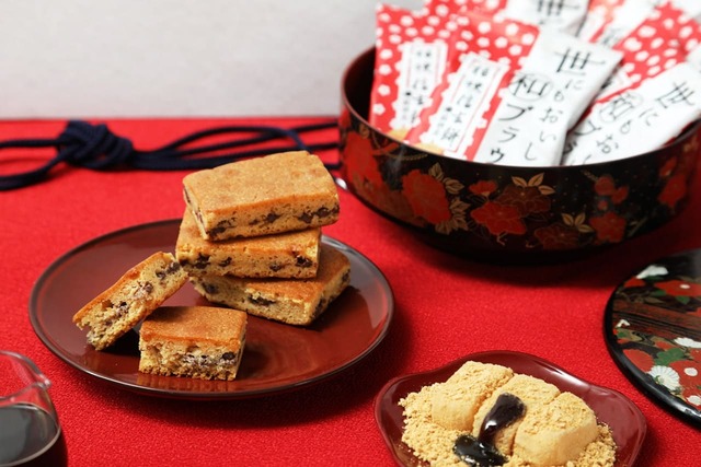 「世にもおいしい和ブラウニー 桔梗信玄餅」なくなり次第終了！