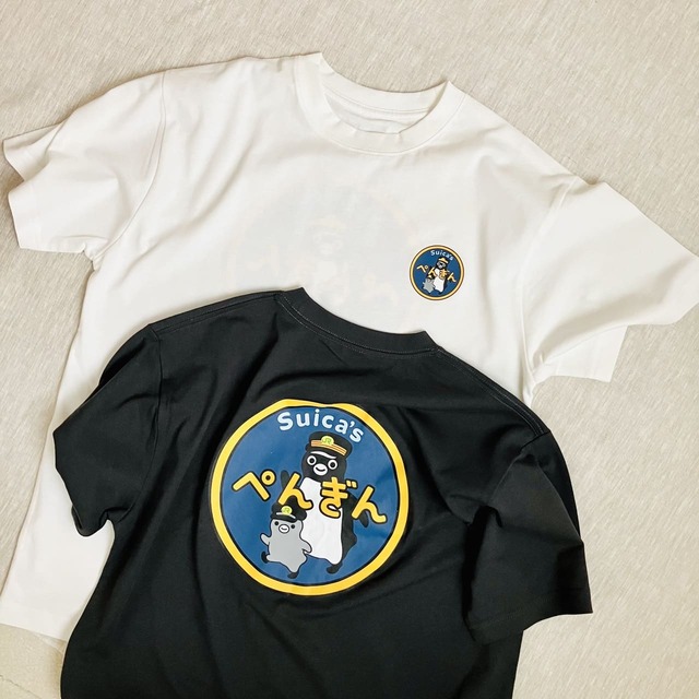 【Penstaエキュート大宮 ノース店】Suicaのペンギン　ヘッドマーク風SuicaのペンギンTシャツ S・M・L・LLサイズ/2色展開 各　3,465円