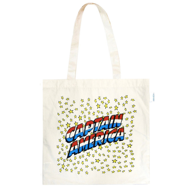 エコマーク付コットンバッグ（キャプテン・アメリカ）￥600+税
