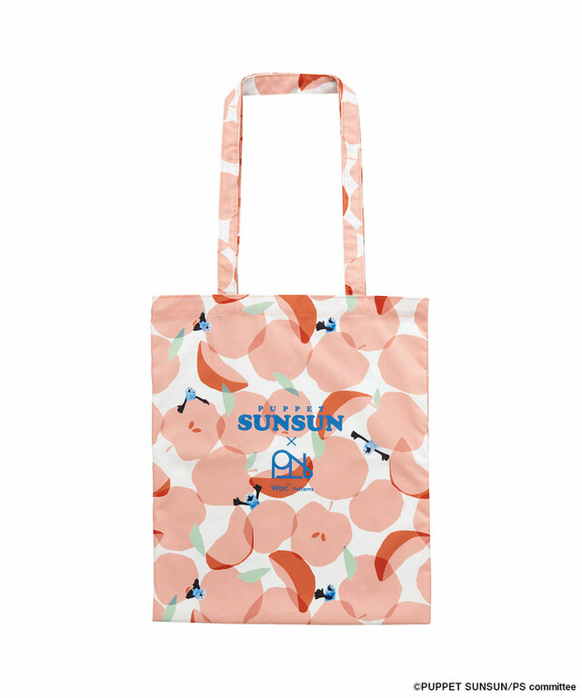 【パペットスンスン×Wpc. Patterns.】パペットスンスン×Wpc. Patterns はっ水トートバッグ　オメナレッド(スンスン)／税込2,420円