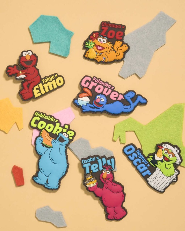 【セサミストリート「HELLO! JAPAN」コレクション】「マグネット」全6種 各1,320円