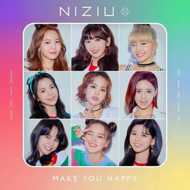 NiziU『Make you happy』ジャケット