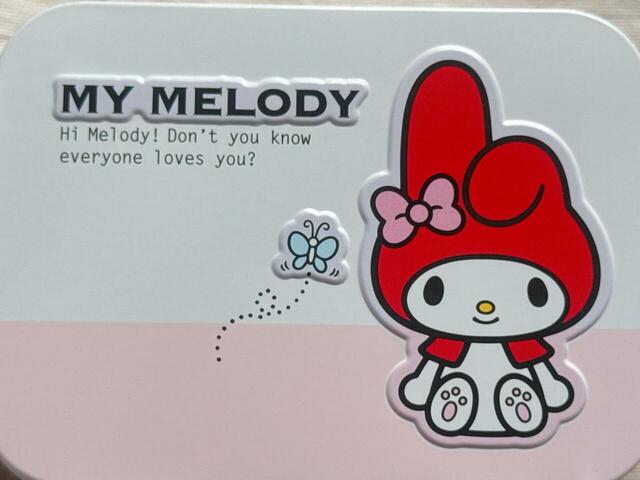 マイメロディのイラストは立体的なデザイン♪
