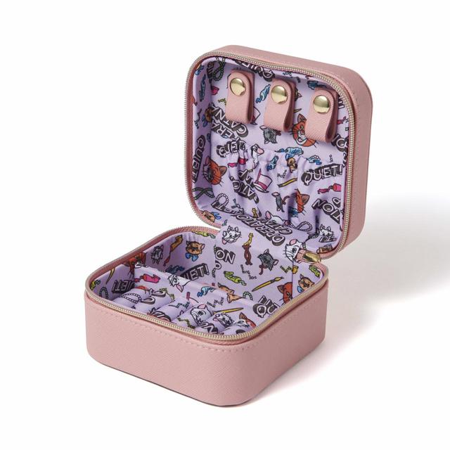 トラベルジュエリーボックス ピンク 2,200円